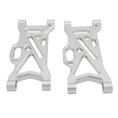 ATOPRC Lower Front and Rear alu Control arms for Losi Desert XL/XL-E/2.0 (Silver)