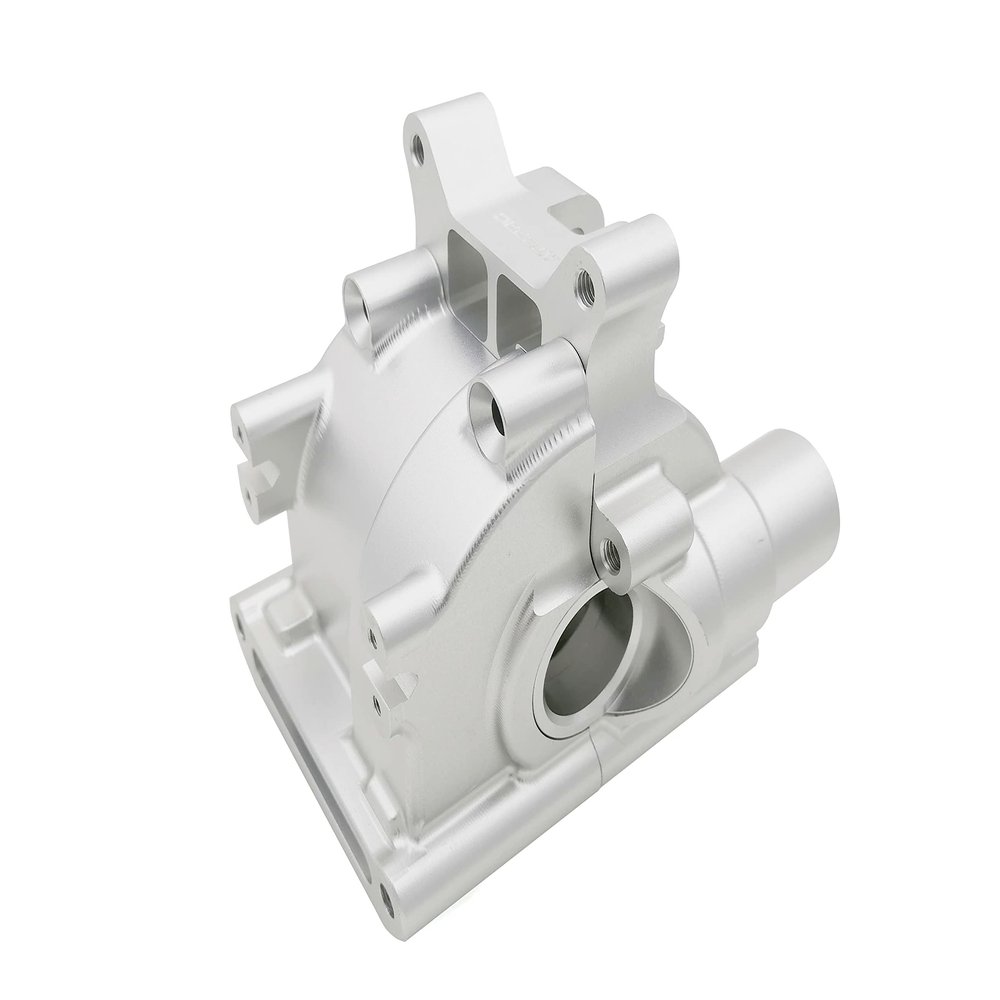 ATOPRC Aluminum Rear Transmission Case Losi 5ive-T/B and Mini(Silver)