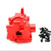 ATOPRC Aluminum Front Transmission Case for Losi 5ive-T/B and Mini (Red) view 4