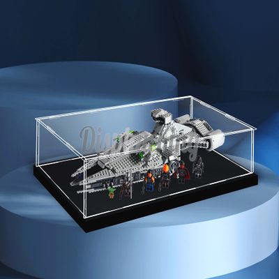 Acrylic Display case Compatible with Imperial Light Cruiser 75315 (Model Set is not Included) (No Background)