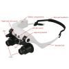 Lab Microscope Slides 10X 15X 20X 25X Head-Mounted Pocket Microscope Microscope Parts view 2