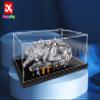 Acrylic Display case Compatible with The Rise of Skywalker Millennium Falcon 75257 (Model Set is not Included) (No Background) view 2