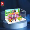 Acrylic Display case Compatible with Pet Adoption Cafe 41699 (Model Set is not Included) (with Theme Background) view 3
