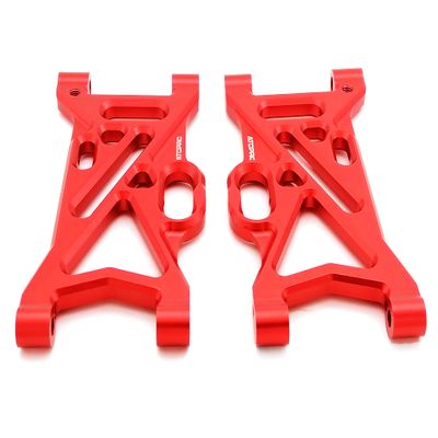 ATOPRC Lower Front and Rear alu Control arms for Losi Desert XL/XL-E/2.0 (Red)