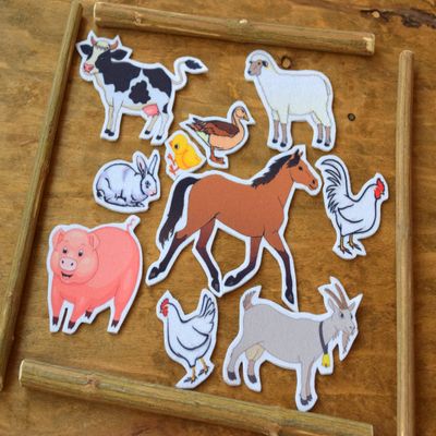 Farm Animal Board Story Flannel Creative Play Felt Board Set Teacher Stories Preschool Circle Time Creative Play Teaching Children Remote Learning Pretend Play