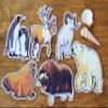 Arctic Animal Board Story Flannel Creative Play Felt Board Set Teacher Stories Preschool Imagination Biology Toys Learning Set Travel Game Gift view 1