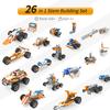 makerzoid STEM Coding Robot Kits for Kids Ages 6+, 26-in-1 Educational Programmable Scratch Coding Robotics Kit, APP RC Robot Car Birthday Children's Day Gift for Boy Girls(400+ Pcs) view 2
