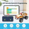 makerzoid STEM Coding Robot Kits for Kids Ages 6+, 26-in-1 Educational Programmable Scratch Coding Robotics Kit, APP RC Robot Car Birthday Children's Day Gift for Boy Girls(400+ Pcs) view 3