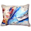 16 x 20 in. Rowboat & Birds No Cord Pillow view 1
