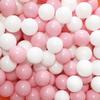 MoonxHome Ball Pit Balls for Toddlers, BPA Free Crush Proof Plastic Toy Balls for Ball Pit, Children's Pool Water Toys, Ideal Gift for Christmas Balls for Play Tent 2.15 Inch Pack of 100 White Pink view 1