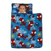 Marvel Spidey and His Amazing Friends Blue, Red and White Spidey Team Toddler Nap Mat view 2