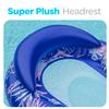 2-Pack Mesh Bottom Pool Float for Tanning and Lounging - in Water Inflatable Floating Lounger with Headrest (by Galvanox) view 3