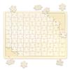 100 Piece Blank Puzzle with Tray to Draw on, Each Piece is Unique, Make Your Own Wooden Jigsaw Puzzles, Custom Puzzle 14.2x10.6 Inches for Crafts & DIY view 4