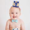 Socub Birthday Crown Headbands for Baby Boy - Golden Blue 4th Birthday Party Supplies view 4