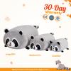 CozyWorld 14'' Raccoon Plush Stuffed Animals Stackable Plushie Squishy Racoon Pillow Special Day Holiday Birthday Gifts for Kids Boys Girls view 2