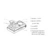 Microscope Accessories Kit 30x 60x Magnifier LED Portable Magnifying Jeweler Microscope Microscope Slides view 3