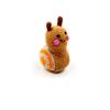 Pebble Fair Trade Handmade Crochet Cotton Snail Rattle - Brown Sugar view 1