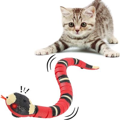 CSD Interactive Smart Sensing Snake Toy for Cats, Dogs &Kids - USB Rechargeable, Automatically Senses Obstacles - Electric Toy Gift & Prop for Halloween, Christmas & April Fools