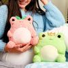 Cuddle Barn PlushGoals - Wawa The Prince Super Soft Cute Kawaii Froggie Collectible Stuffed Animal Plush Toy, 9 inches view 3