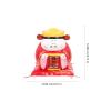 1 Set God of Wealth Piggy Bank Vintage Decor Souvenir Desk Vintage Coin Banks Feng Shui Decor God of Fortune Sculpture Coin Holder Coin Container Saving Pot Money Cloth view 2