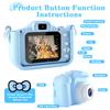CIMELR Kids Camera Toys for 3 4 5 6 7 8 9 10 11 12 Years Old Boys/Girls, Kids Digital Camera for Toddler with Video, Birthday Festival for Kids, Selfie Camera for Child, 32GB TF Card view 3