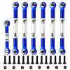XZSNLYZ Adjustable Aluminum Upgrade Parts Turnbuckles/Camber Links for Traxxas 1/10 Slash 2WD 4X4/Hoss 2WD 4X4/Rustler 2WD 4X4/Stampede 2WD 4X4 RC Truck,7 Pieces(Navy Blue) view 1