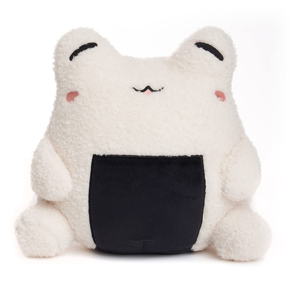 Cuddle Barn PlushGoals - Riceball Wawa Super Soft Cute Kawaii Froggie Dressed As Food Collectible Stuffed Animal Plush Toy, 9 inches