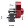 Greendhat 48P All Metal Transmission Gearbox with Motor Gear/Protective Cover for 1/10 RC Rock Crawler Axial SCX10 9028 90047 Truck ( Color : Black ) view 4
