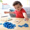 Coogam Wooden Short Vowel Reading Letters Sorting Spelling Games, Site CVC Words Learning Flashcards Alphabet Puzzle Montessori Educational Toy Gift for Kids 3 4 5 Years Old view 4