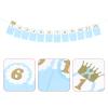 1set Happy Birthday Photo Banner for First Year Themed Growth Frame Decoration for Birthday Celebration Tear Resistant Material for Use view 3