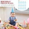 1set Happy Birthday Photo Banner for First Year Themed Growth Frame Decoration for Birthday Celebration Tear Resistant Material for Use view 4