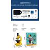 Lab Microscope Slides Microscope Set 1200 Times Home Primary School Students Biological Experiment Microscope Parts view 2