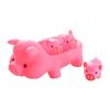 Baby Bath Toys 4Pcs Rubber Pink Pig Family Squeak Float Bath Ducks Bath Tub Shower Toys for Toddlers Boys Girls view 1