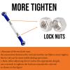 (2026 Upgrade) 78-108mm Stainless Steel Turnbuckles/Camber Link for 1/10 Traxxas Slash 4X4 VXL/Rustler 4X4 VXL/Stampede 4X4 VXL/Hoss 4X4/ RC Car Hops Up Parts(Blue) view 3