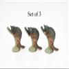 CWG Aye-Aye, Madagascar, Very Nice Small Plastic Animal 3" Set of 3 - CWG101 B237 view 2