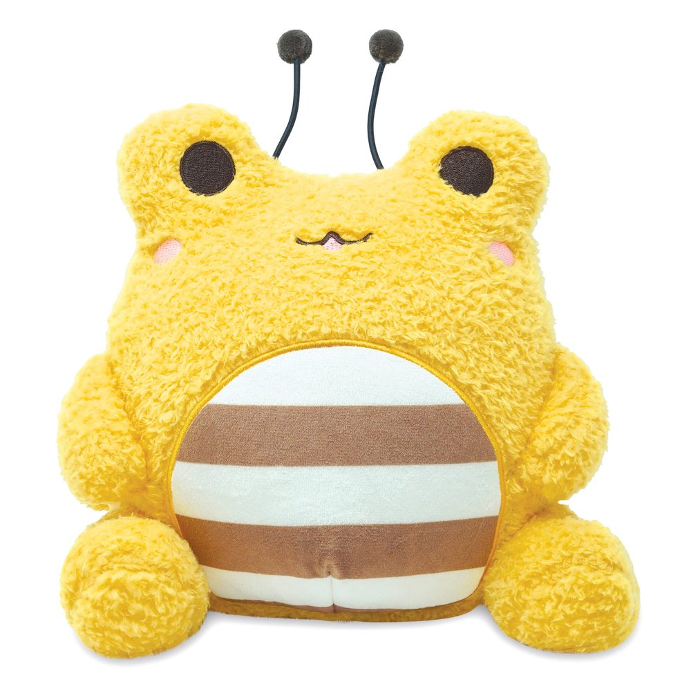 Cuddle Barn PlushGoals - Bumble Wawa Super Soft Cute Kawaii Froggie Dressed As Bee Collectible Stuffed Animal Plush Toy, 9 inches