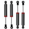 4Pcs RC Car Shocks Shock Absorber Internal Spring Shocks Damper Upgrade Parts Compatible with Axial SCX10 Traxxas TRX4 Redcat Tamiya 1/10 RC Crawler (Hole Distance:90mm, Black) view 1