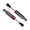 4Pcs RC Car Shocks Shock Absorber Internal Spring Shocks Damper Upgrade Parts Compatible with Axial SCX10 Traxxas TRX4 Redcat Tamiya 1/10 RC Crawler (Hole Distance:90mm, Black) view 4