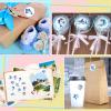 1000 Pcs Shark Stickers Ocean Theme for Water Bottle 8 Vibrant Design Round Animal Cartoon Party Favors for Laptop Computer Luggage, 1.5 Inch view 3