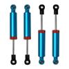 4Pcs RC Car Shocks Shock Absorber Internal Spring Shocks Damper Upgrade Parts Compatible with Axial SCX10 Traxxas TRX4 Redcat Tamiya 1/10 RC Crawler (Hole Distance:90mm, Blue) view 1