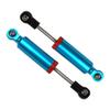 4Pcs RC Car Shocks Shock Absorber Internal Spring Shocks Damper Upgrade Parts Compatible with Axial SCX10 Traxxas TRX4 Redcat Tamiya 1/10 RC Crawler (Hole Distance:90mm, Blue) view 4