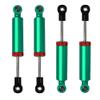 4Pcs RC Car Shocks Shock Absorber Internal Spring Shocks Damper Upgrade Parts Compatible with Axial SCX10 Traxxas TRX4 Redcat Tamiya 1/10 RC Crawler (Hole Distance:90mm, Green) view 1