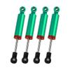 4Pcs RC Car Shocks Shock Absorber Internal Spring Shocks Damper Upgrade Parts Compatible with Axial SCX10 Traxxas TRX4 Redcat Tamiya 1/10 RC Crawler (Hole Distance:90mm, Green) view 2