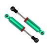 4Pcs RC Car Shocks Shock Absorber Internal Spring Shocks Damper Upgrade Parts Compatible with Axial SCX10 Traxxas TRX4 Redcat Tamiya 1/10 RC Crawler (Hole Distance:90mm, Green) view 4