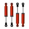 4Pcs RC Car Shocks Shock Absorber Internal Spring Shocks Damper Upgrade Parts Compatible with Axial SCX10 Traxxas TRX4 Redcat Tamiya 1/10 RC Crawler (Hole Distance:90mm, Red) view 1