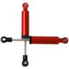 4Pcs RC Car Shocks Shock Absorber Internal Spring Shocks Damper Upgrade Parts Compatible with Axial SCX10 Traxxas TRX4 Redcat Tamiya 1/10 RC Crawler (Hole Distance:90mm, Red) view 3