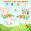 SANYIBOS Wooden Montessori Sorting Toys for 3 4 5 6 Year Olds Girls Boys Educational Learning Stacking Toys Logic Puzzles Toddler view 2