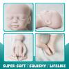 AISITE Silicone Reborn Baby Dolls - 18 Inch Unpainted Baby Doll Girl, Christmas and Birthday Gifts, Suitable for 3+ view 3
