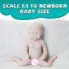 AISITE Silicone Reborn Baby Dolls - 18 Inch Unpainted Baby Doll Girl, Christmas and Birthday Gifts, Suitable for 3+ view 4