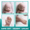 AISITE Reborn Baby Dolls Girl - 18 Inch Realistic Baby Doll Girl Silicone Full Body Sleeping Lifelike Newborn (Eyes Closed) view 3